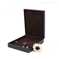 精美戒指盒定制 木纹直角珠宝胶盒