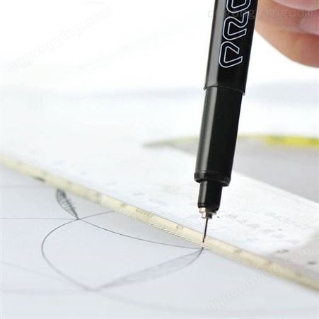 白金005油性笔 玉雕油笔勾线防水绘图设计超细极细针管笔笔 记号笔