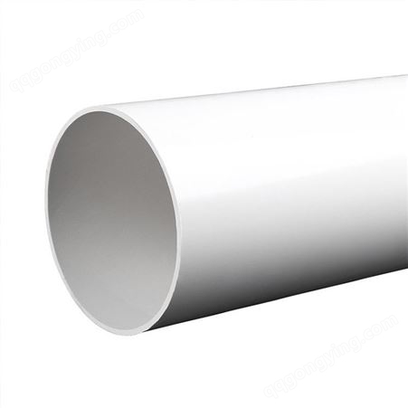 批发大口径PVC排水管 白色圆管通风管 规格多样可定制