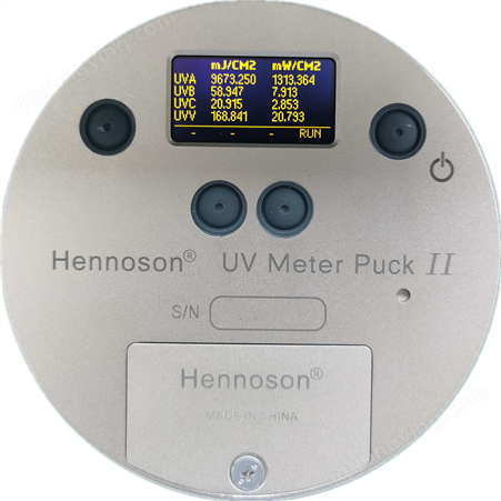 UV能量计 UV Meter Puck II 读书精准 UV固化能量计耐高温