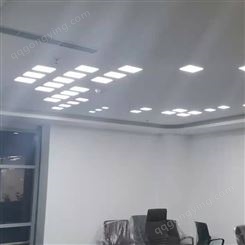 透光膜 办公室小方块造型透光膜 透光软膜天花吊顶