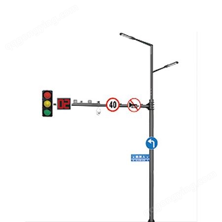 多功能灯杆交通灯多杆合一道路灯 道路综合并杆