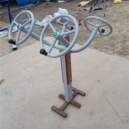 小区公园户外健身器材 塑木扭腰器 漫步机 支持定做 泰昌直供