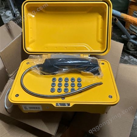 HJ-2型防爆防水电话机 全不锈钢抗恶劣环境特种电话 铝合金压铸