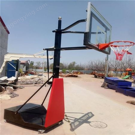 泰昌厂家销售 室外篮球架 箱体移动式篮球架 地埋篮球架