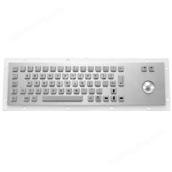 科羽金属不锈钢嵌入式防水银色键盘尺寸392*110 