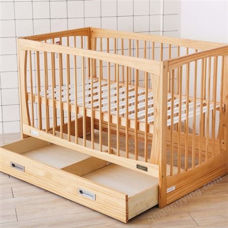 Hörstel iSleep 德国赫思欧洲设计婴儿床 大抽屉收纳实木宝宝床 批发零售加盟