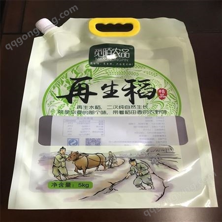 扬州设计生产大米包装 雪糕卷膜包材 小米杂粮彩包袋 金霖