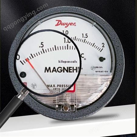 德威尔差压表Dwyer压力表空调风管洁净室压力压差测量MAGNEHELIC