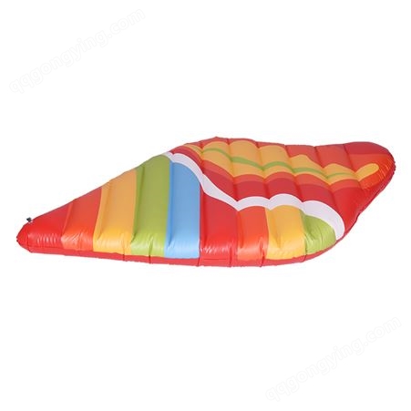 厂家批发直供跨境pvc热款海螺充气浮排水上浮床加厚休闲游泳玩具