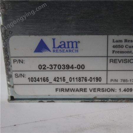 LAM控制器02-370394-00库存资源半导体拆机设备
