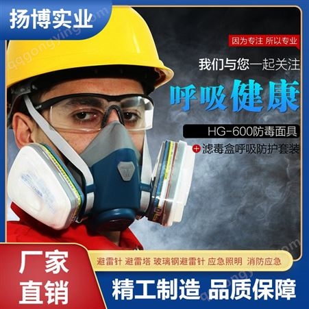 半面罩防毒面具 不含滤毒盒 防尘防灰防护面罩 自吸过滤式