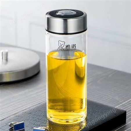 希诺单层玻璃杯XN-6016 水杯定制批发 成都总代理