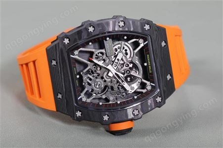 RICHARDMILLE理查RM35-01碳纤维自动机械镂空胶带折叠款男士腕表