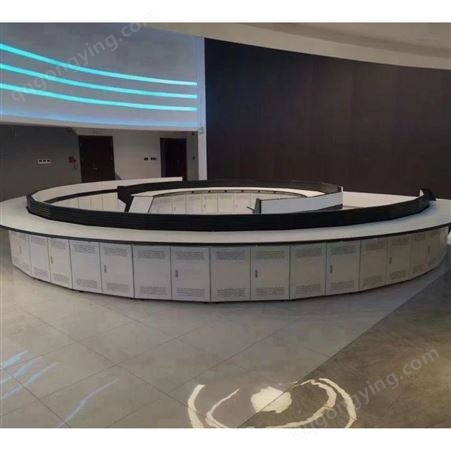 高订智慧大厅工作台 监控运维中心操作桌 异型侧板 尺寸材质可选