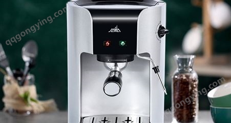 java咖啡机家用小型意式半全自动蒸汽式打奶泡泡一体机