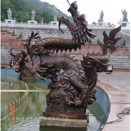 丰铸铜雕 仿真 纯铜 景区广场家居户外 铸铜凤凰 瑞鸟高1.9米