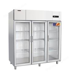 宏新厨具 立式冰柜低温 欧款直冷三大门门陈列柜S1.6G3