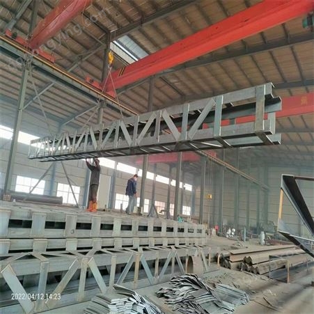 角钢焊接格构柱 元建桥梁工程钢格柱 地铁立柱加工定制