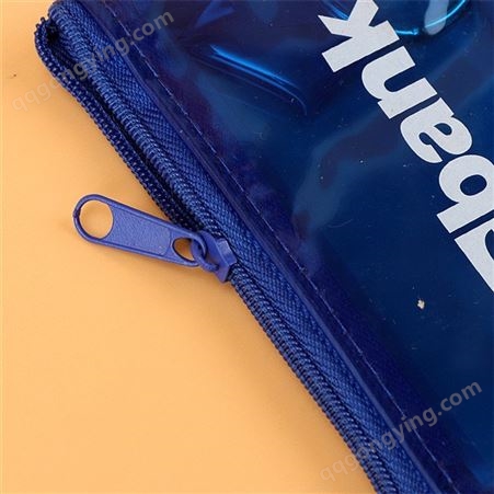工厂生产定做pvc塑料透明自封拉链袋生产 笔袋包装文具袋定制logo