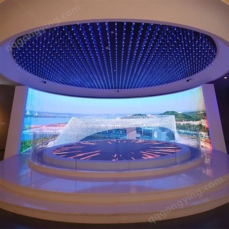 博物馆多媒体展厅 数字化多媒体展厅 vr虚拟展厅 设计方案-透明显示屏