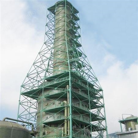 厂家角钢烟囱塔 钢管结构烟筒塔 玻璃钢烟囱支撑铁架