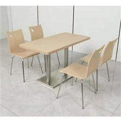 加固加厚学生食堂快餐桌椅工厂饭堂餐桌稳固又实用