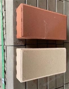 硕城地面石砖 陶土烧结砖 规格多样 颜色齐全 支持定制