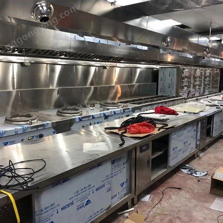 不锈钢厨房设备定制 餐厅企业食堂用大型商用厨具