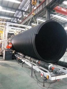 高科管道 HDPE钢带增强缠绕波纹管 现货400 500 600口径 支持定制