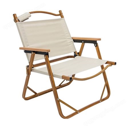 明世 户外休闲克米特椅 折叠式美术写生靠背休闲露营可用