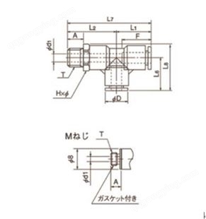 日本NITTA MOORE快插连接器C1S 系列EST4-M5-C1S，EST6-M5-C1S