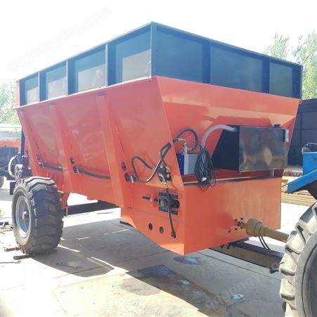 DX-8大型撒粪车 全自动施肥机 干湿粪肥抛肥机 绞龙式抛粪机