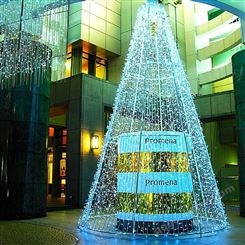 鑫振_大型灯光创意圣诞树_户外异形圣诞装饰彩灯造型