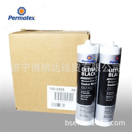 美国原装permatex24105耐油高粘度即时超黑平面密封胶垫片密封剂