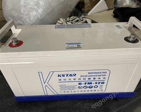 科士达12V120AH蓄电池6-FM-120/应急通讯UPS铅酸免维护蓄电池