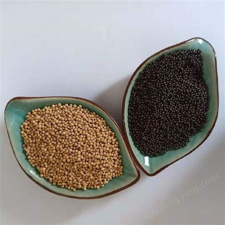 石诚批发 麦饭石矿化球- 麦饭石滤料陶瓷颗粒黄色 1-2mm