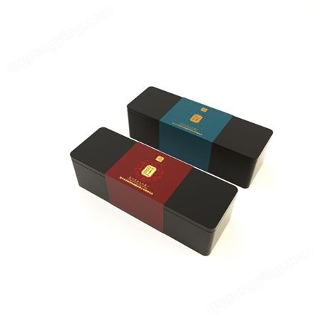长方形茶叶100克包装盒高档红茶绿茶马口铁金属包装盒