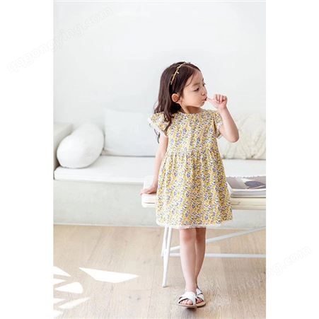 童装品牌货源 羽之歌 韩版儿童裙装 童装尾货批发