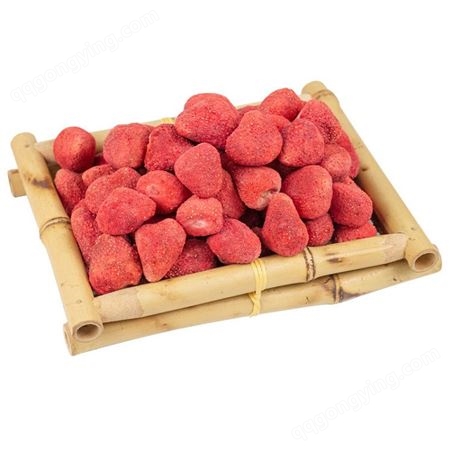 冻干草莓干整颗一斤装草莓脆粒雪花酥烘焙原材料水果果干零食商用