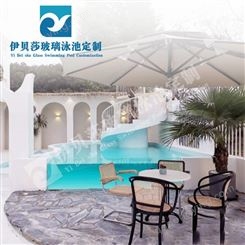 海南陵水民宿玻璃游泳池-酒店玻璃游泳池-无边际玻璃游泳池-伊贝莎
