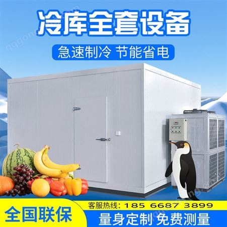 bds-004冰达仕 冷库全套设备 水果 肉类保鲜冷冻库 专业上门测量 安装
