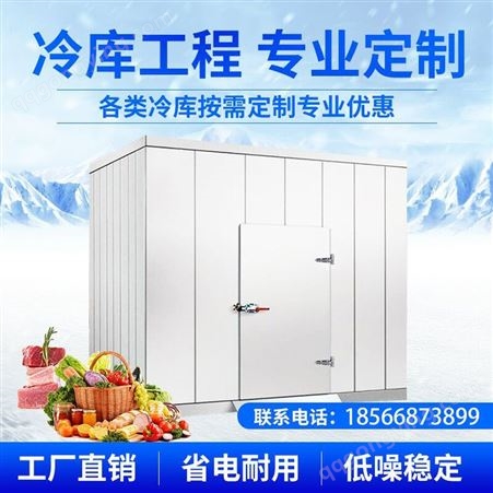 冰达仕 25立方米水果蔬菜保鲜库 海鲜 肉类冷冻库全套设备