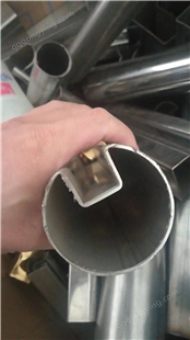 拉丝抛光工业304不锈钢异型管 凹凸扇形凹槽梯形鸭蛋圆D型管等