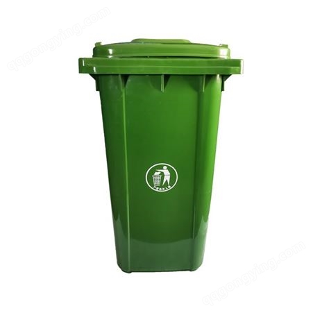 户外360L升240L120L塑料垃圾桶大号容量全新料特厚带盖分类环保桶