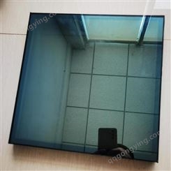 奇瑞展厅8mm海洋蓝镀膜钢化玻璃价格
