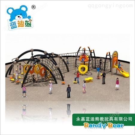 儿童户外攀爬网 游乐园大型定制拓展训练爬架 非标游乐设备