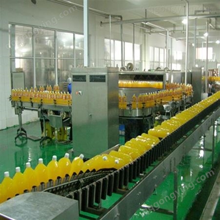 骏科四合一果汁灌装设备 原果处理设备 果汁饮料灌装生产线